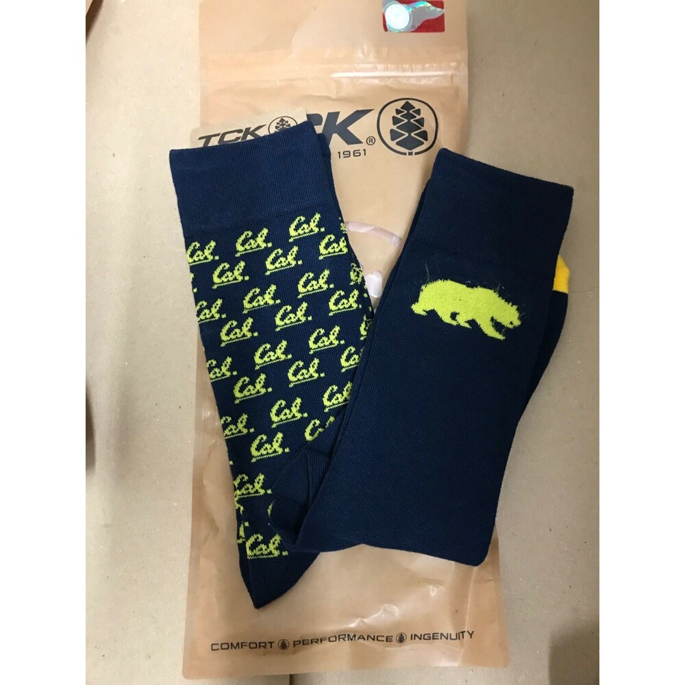 TCK IQ Unisex NCAA University of California Crew Socks